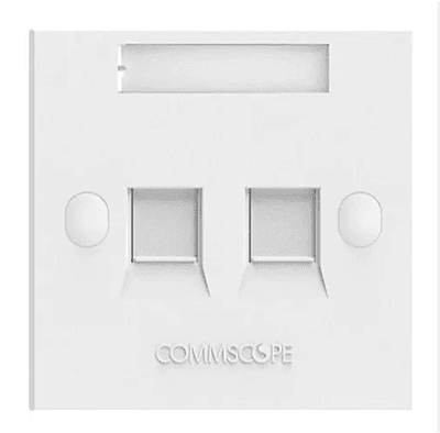 COMMSCOPE DUEL FACE PLATE (235001-2)