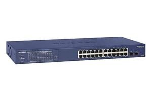 Netgear ProSafe 24 Port Gigabit Smart POE Switch (GS724TP)