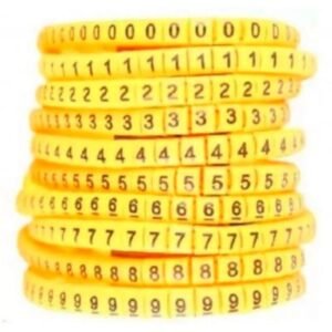 PVC Cable Marker 4mm Ferrule (Numbering 0 to 9)