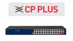 CP PLUS AI PoE Switch(CP-ANW-HP24G2-N30 24EP+2G)
