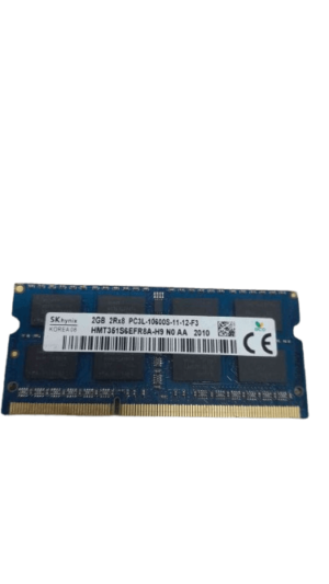 Refurbished Skhynix Laptop RAM DDR3 2RX8 PC3L-10600S-11-12-F3 2GB