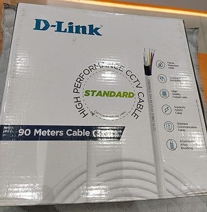 D-Link Cable CCTV WIRE 3+1 90MTR (DCC-WHI-90)