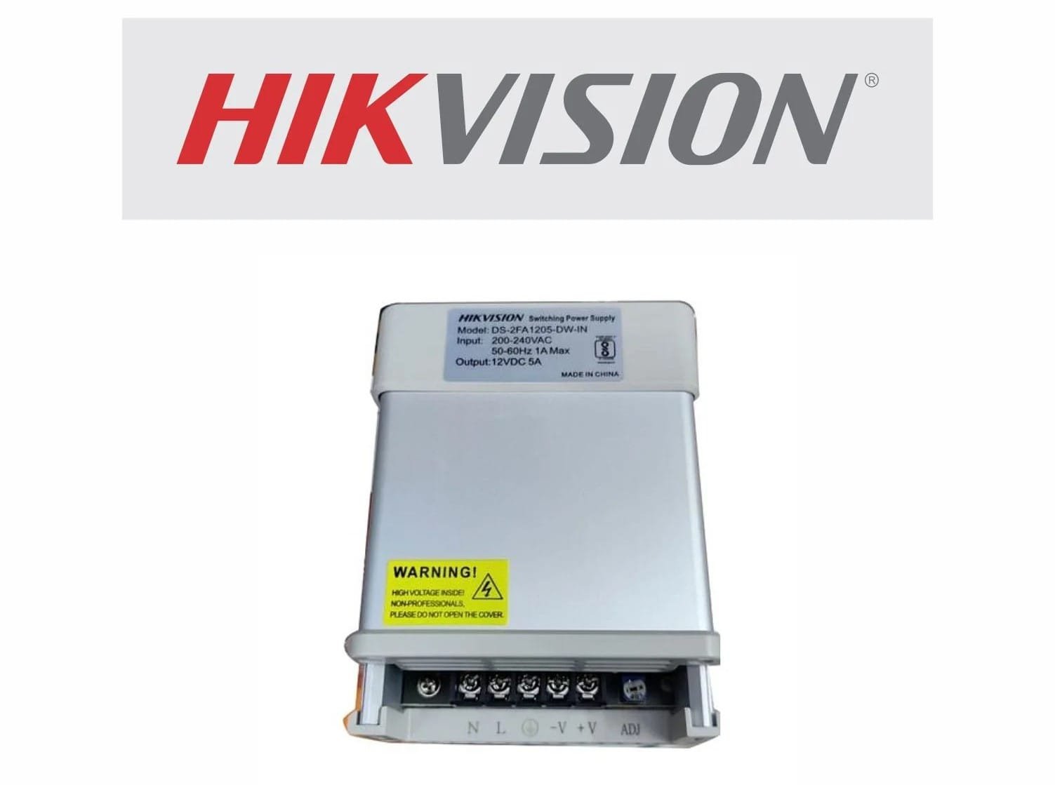 HIKVISION 12V 5A 240W Switch Power Supply (DS-2FA1205)