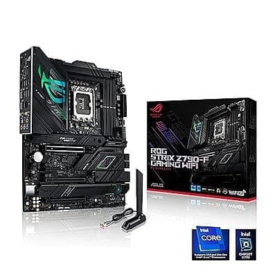 ATX Motherboard with 16 + 1 Power Stages, DDR5, 4xM.2 Slots, WiFi 6E, USB 3.2 Gen 2x2| Z790-F Gaming