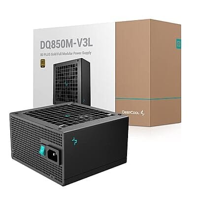 Deepcool 850 Watt, 80 Plus Gold Power Supply (DQ850M-V3L)