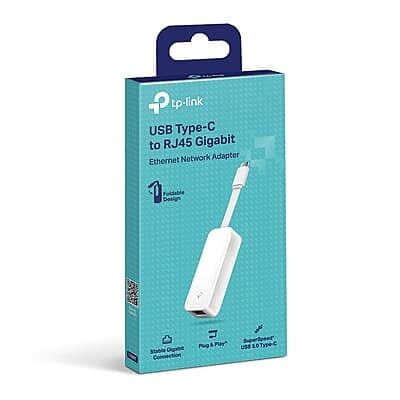 TP-Link USB Type-C to RJ45 Gigabit Ethernet Network Adapter (UE300C)