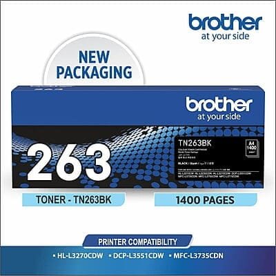 BROTHER Toner Cartridge Black (TN-263)