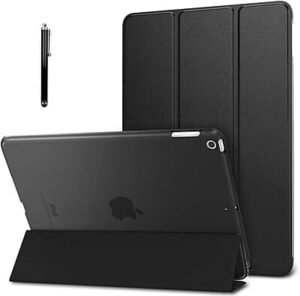 Apple iPad Back Cover for Apple iPad 8th Gen 10.2 inch (Black, Dual Protection, Silicon)
