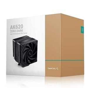Deepcool Zero Dark 120mm PWM Fans CPU Air Cooler (AK620)