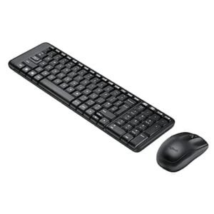 OpenBox Logitech MK215 Mouse & Keyboard Combo, Compact Design Wireless Laptop Keyboard (Black)
