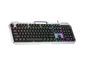 OpenBox Aula F2023 / Anti-ghosting, Aluminium body with Mobile holder, Membrane Wired USB Gaming Keyboard (Black)