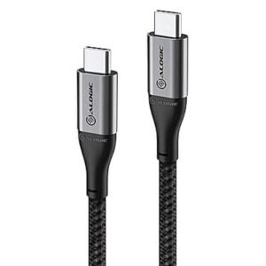 ALOGIC Super Ultra USB 2.0 USB-C to USB-C Cable - 30cm – 5A/480Mbps – Space Grey | ULCC2030-SGR