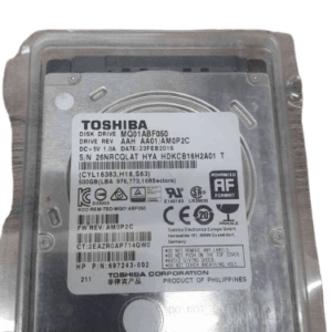 Refurbished TOSHIBA SATA Hard Disk Laptop 500GB (MQ01ABF050)